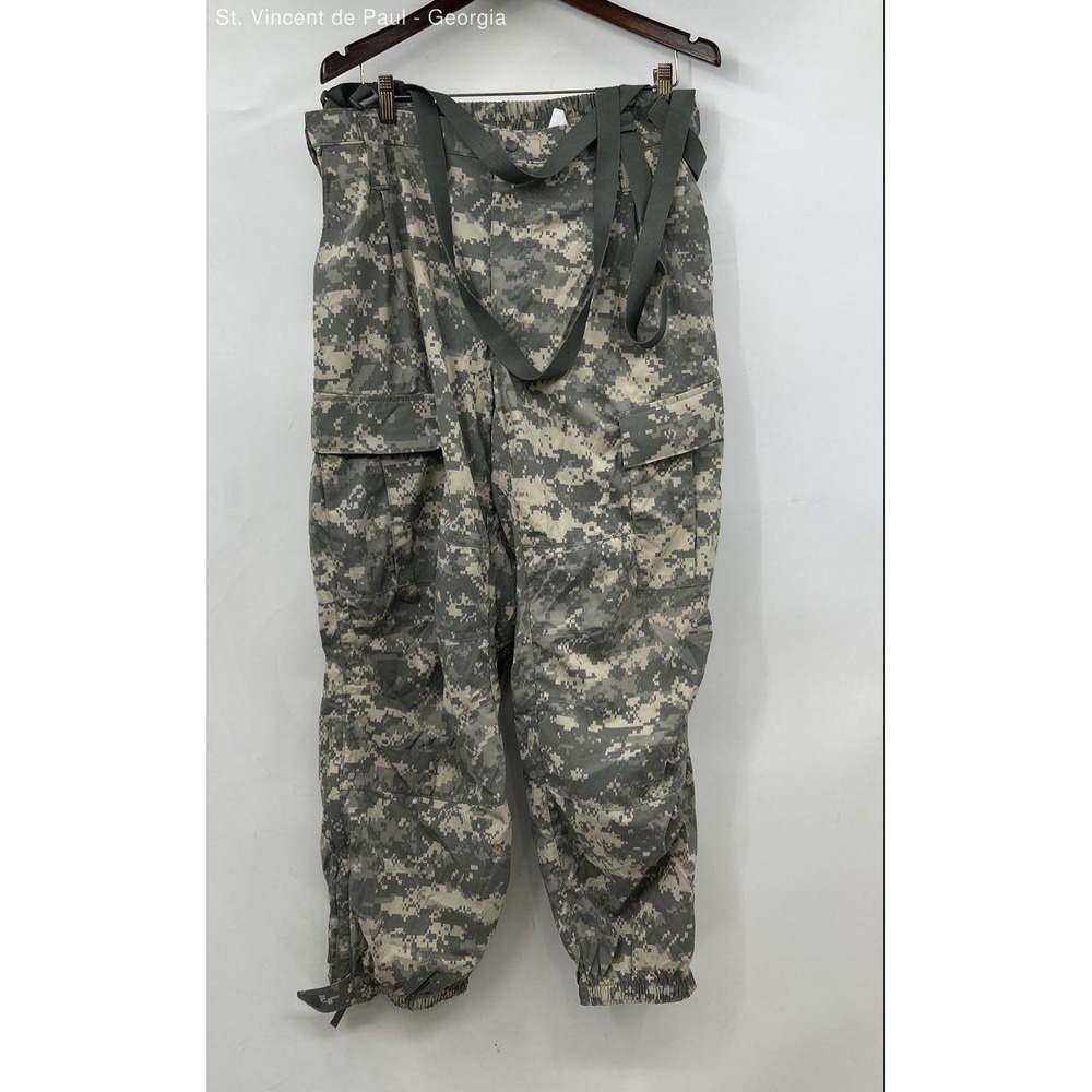 Gen 3 Soft Shell Cold Weather Pants Men's Large Green Camo Military